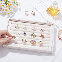 Velvet Ring Organizer Display Trays&nbsp;ODIS-SP0002-20C