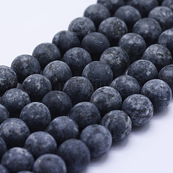 Natural Larvikite Beads Strands&nbsp;G-F545-A