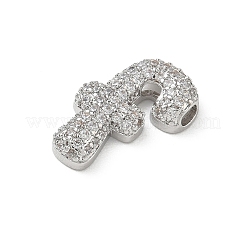 Brass Micro Pave Cubic Zirconia Pendants&nbsp;KK-A300-02P-F