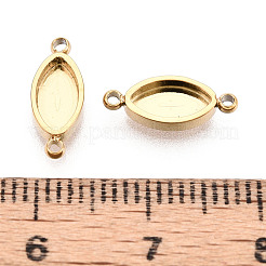 304 Stainless Steel Connector Cabochon Settings&nbsp;STAS-N115-33G