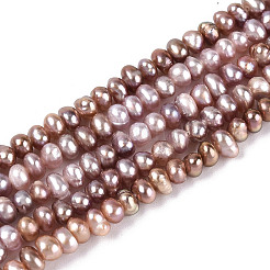 Natural Cultured Freshwater Pearl Beads Strands&nbsp;PEAR-N025-01A