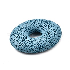 Natural Lava Rock Disc Big Pendants&nbsp;G-M203-02-01
