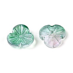 Baking Paint Transparent Glass Bead Caps&nbsp;DGLA-N014-09A-03