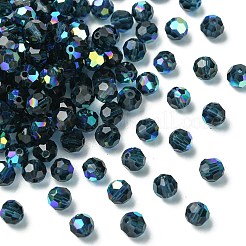 プレシオサ®クリスタルビーズ  チェコクリスタル  451 19 602 ラウンド  30340 200 モンタナAB  5mm  穴：1mm&nbsp;Y-PRC-BB5-30340-200