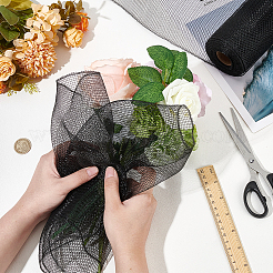 Plastic Grid Mesh Flower Bouquets Wrapping Paper&nbsp;DIY-WH0308-539B