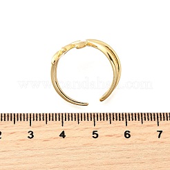 Brass Cuff Rings for Women&nbsp;RJEW-F184-08B-G
