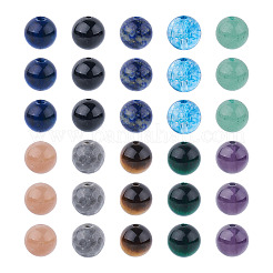100Pcs 10 Style Natural Gemstone Beads&nbsp;G-KS0001-04