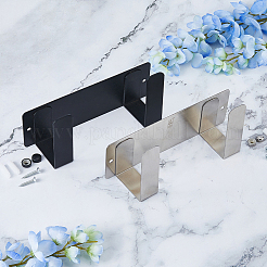 4 Sets 2 Colors Adhesive Wall Mounted Stainless Steel Pot Lid Holders&nbsp;AJEW-FH0004-53