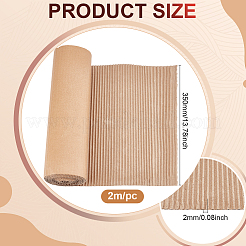 梱包用片面厚紙ロール  ストレージ  DIYクラフト  キャメル  350x2mm  2m / pc&nbsp;DIY-WH0699-03A
