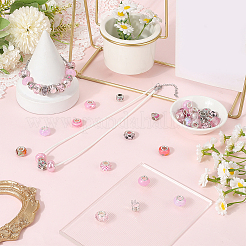 Alloy Rhinestone/Resin European Beads&nbsp;MPDL-SC0001-11A