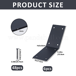 6Pcs Iron Angle Brackets&nbsp;FIND-FH0018-02