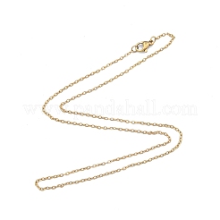 304 Stainless Steel Cable Chains Necklace for Men Women&nbsp;NJEW-N050-A02-G15