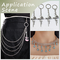 DIY Keychian Jewelry Making Finding Kits&nbsp;DIY-SP0003-24