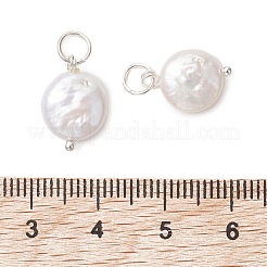 Natural Baroque Keshi Pearl Pendants&nbsp;PALLOY-JF05195