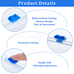 Plastic Reusable Cling Film Slide Cutter&nbsp;AJEW-WH0248-192