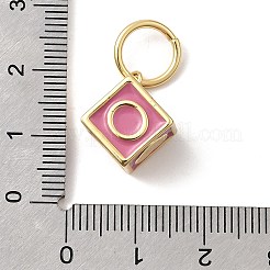 Brass Enamel Pendants&nbsp;KK-P338-43G-03