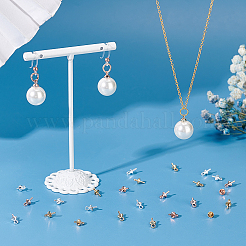 120Pcs 3 Style Brass Peg Bails Pendants Sets&nbsp;KK-PH0010-36