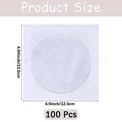 100Pcs Square Paper Disc Storage Bags&nbsp;ABAG-CP0001-16