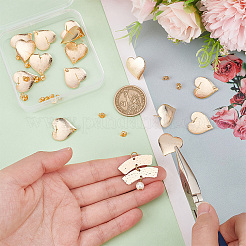 16Pcs Brass Stud Earring Findings&nbsp;KK-DC0001-30
