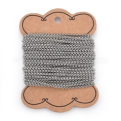 Tarnish Resistant 304 Stainless Steel Rolo Chains&nbsp;CHS-L017-18I