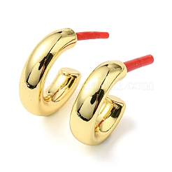 Brass Stud Earrings&nbsp;EJEW-F244-02G