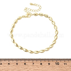Brass Link Chain Bracelets for Women&nbsp;BJEW-K298-09G