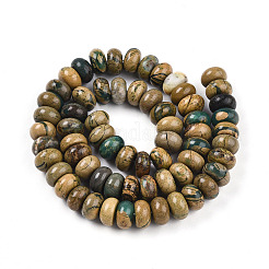 Natural Verdite Stone Beads Strands&nbsp;G-T140-72A