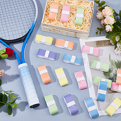 24Pcs 6 Colors PU Leather Anti-slip Badminton Tennis Racket Grip Tape&nbsp;DIY-FH0010-60
