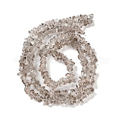 Spray Painted Transparent Glass Beads Strands&nbsp;GLAA-P060-01B-05