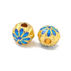 Rack Plating Brass Enamel Beads&nbsp;KK-P277-36G-02