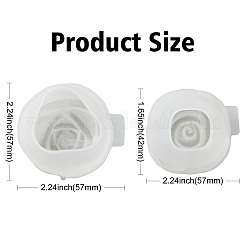 1 Set 2Pcs 3D Rose Silicone Candle Molds&nbsp;ST-CJ0007-66
