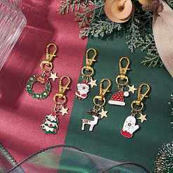 Christmas Alloy Enamel Pendant Decoration&nbsp;KEYC-JKC00908