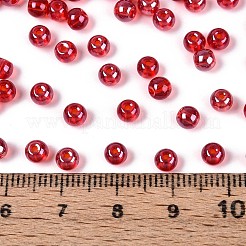 Transparent Glass Seed Beads&nbsp;SEED-N007-33A-04
