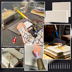 Quartz Honeycomb Ceramic Soldering Boards&nbsp;AJEW-OC0005-53C