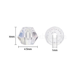 500Pcs Faceted Bicone Electroplate Glass Beads Strands&nbsp;EGLA-YW0001-08