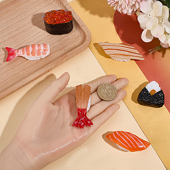 6Pcs 6 Styles PVC Sushi Display Decorations&nbsp;DJEW-SC0001-33