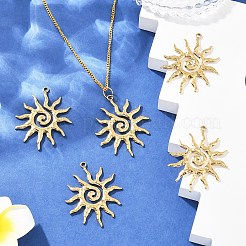5Pcs 304 Stainless Steel Pendants&nbsp;STAS-YW0003-40