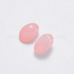 Spray Painted Imitation Jade Glass Charms&nbsp;GLAA-R211-05-J07