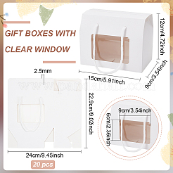 Cardboard Gift Handle Boxes&nbsp;CON-WH0086-136A