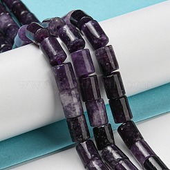 天然レピドライト/パープルマイカストーンビーズ連売り  コラム  7.5~8x6mm  穴：1.2mm  約48~50個/連  15.16''~15.31''（38.5~38.9センチメートル）&nbsp;G-Q1008-A13