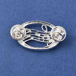Musical Note Lapel Pin Backs&nbsp;JEWB-K035-02A-S