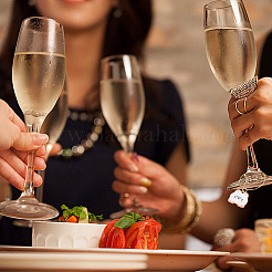 Brass Wine Glass Charms&nbsp;AJEW-GO00018