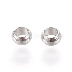 Brass Crimp Beads&nbsp;E002-4mm-P