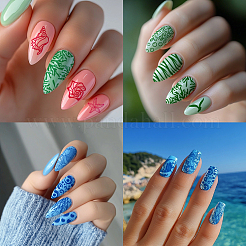 Stainless Steel DIY Nail Art Templates&nbsp;MRMJ-WH0092-054