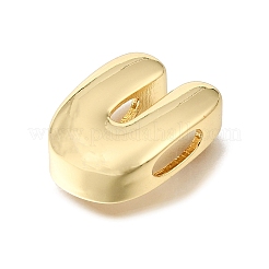 Brass Slide Charms&nbsp;KK-E802-33G-U