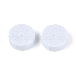 低反発イヤリングパッド  ピアスキャッチ用  ピアスバックキャッチ  ホワイトスモーク  12~13x12~13x4~5mm  穴：1mm  約1190個/50g&nbsp;X-KY-T017-01-A01