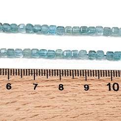 天然石アパタイトビーズ連売り  キューブ  3x3x3mm  穴：0.5mm  約126個/連  14.96''（38センチメートル）&nbsp;G-RM250101-E17