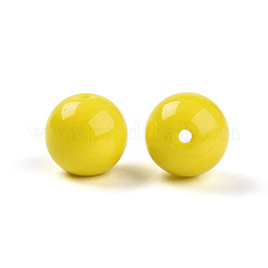 Opaque Solid Color Glass Beads&nbsp;GLAA-N007-10mm-A02