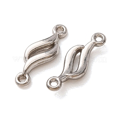 304 Stainless Steel Connector Charms&nbsp;STAS-N124-63P