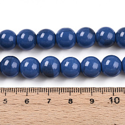 Baking Paint Glass Beads&nbsp;X1-DGLA-N013-10mm-10